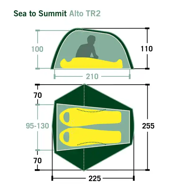 Bild 2 von ALTO TR2 - Kuppelzelt