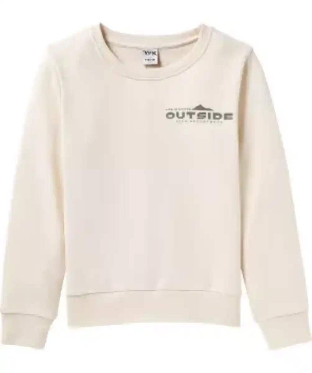 Bild 1 von Sweatshirt mit Prints, Beige