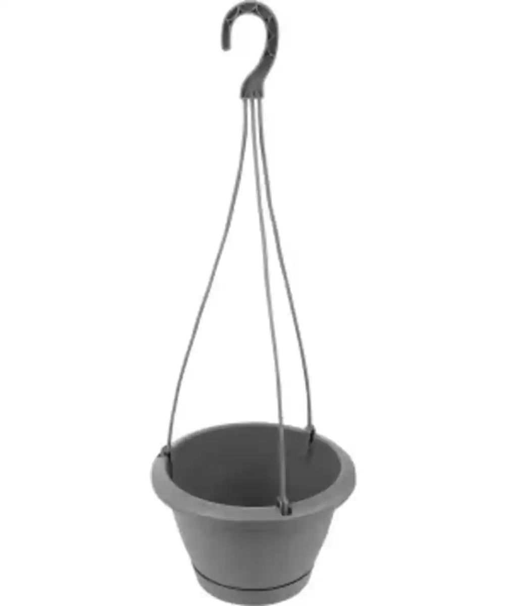 Bild 1 von Blumenampel, hellgrau