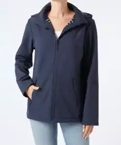 Dunkelblaue Softshelljacke, dunkelblau