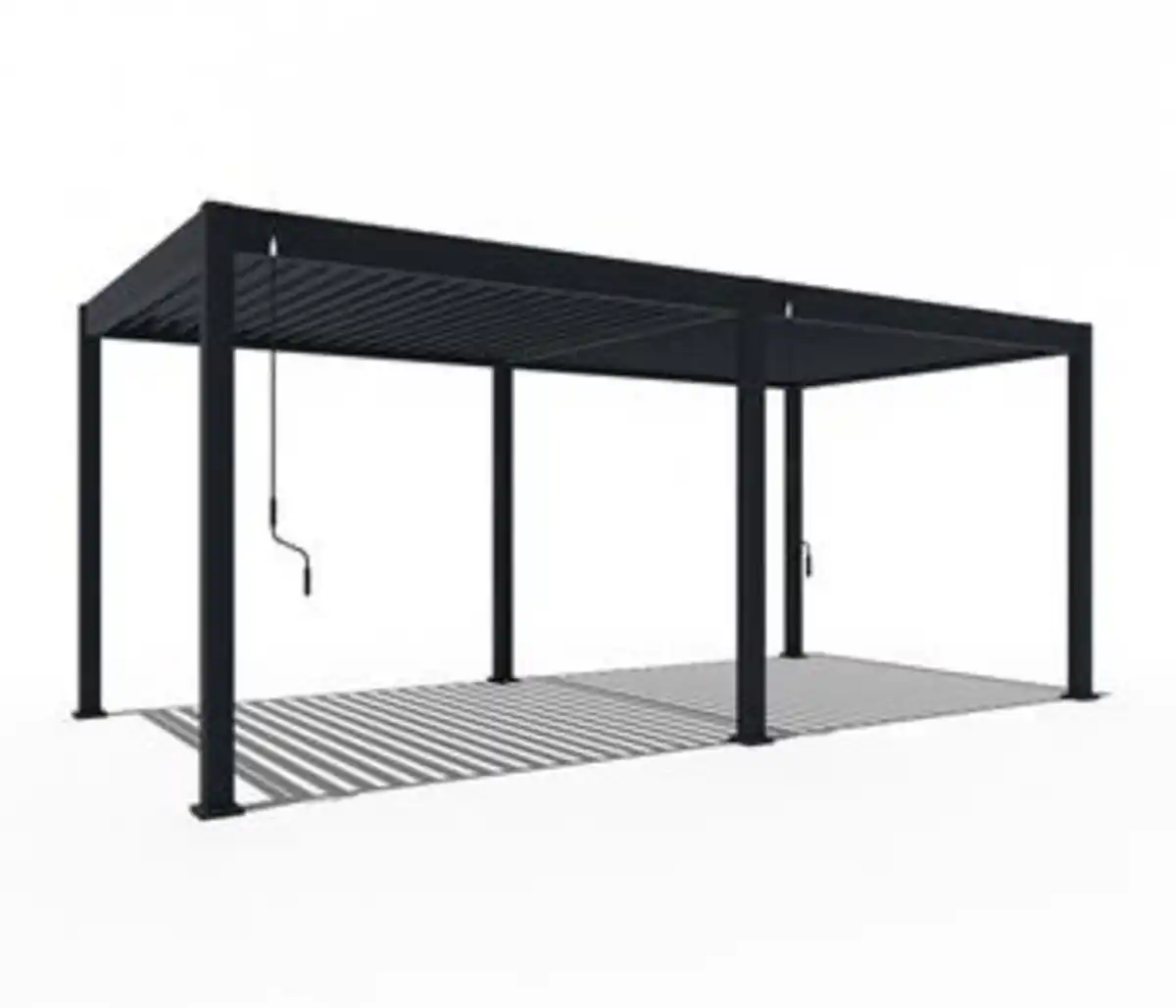 Bild 1 von Weide Deluxe Pergola Voll-Alu, ca. B600/H255/T300 cm