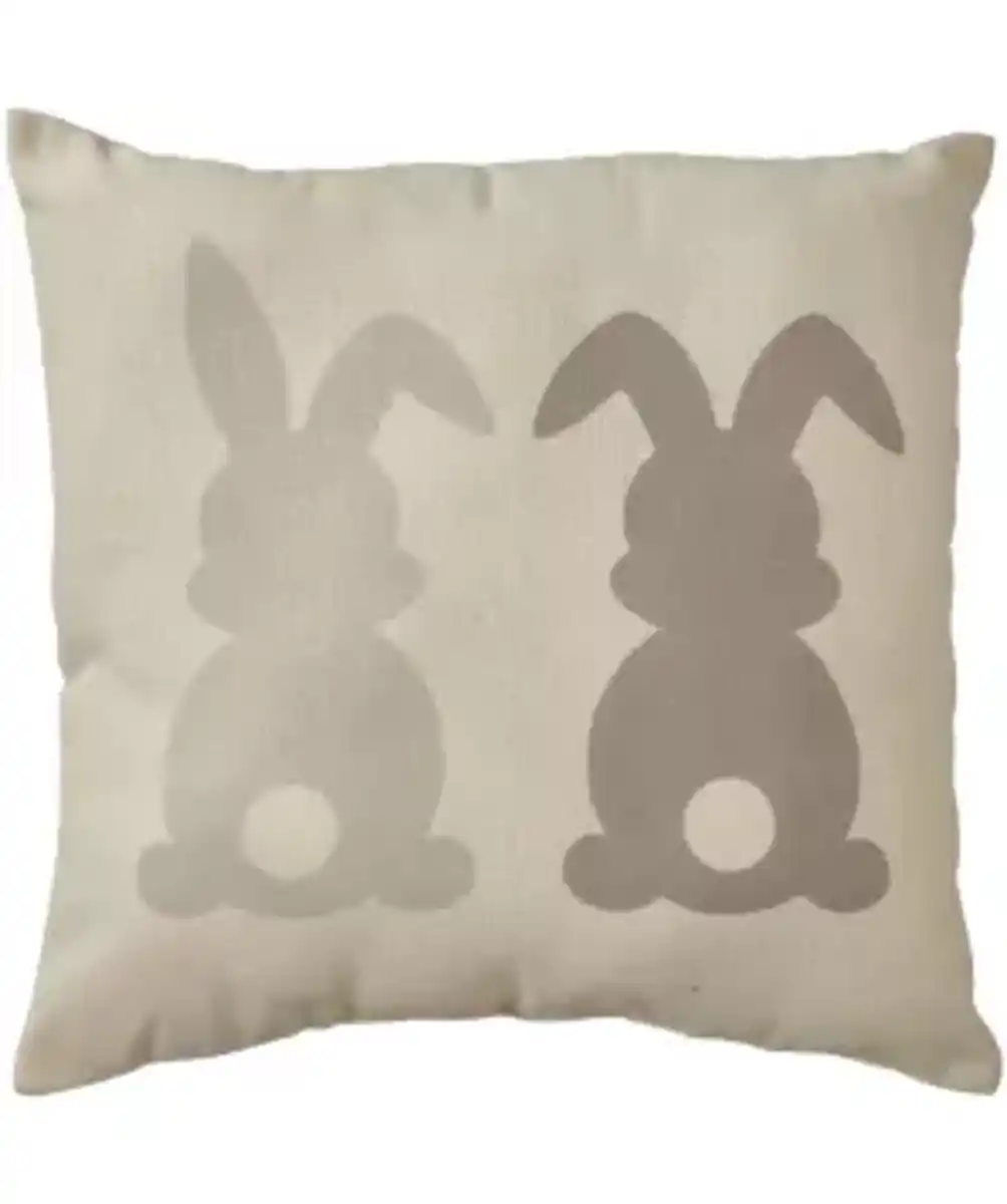 Bild 1 von Kissen Ostern, braun bedruckt