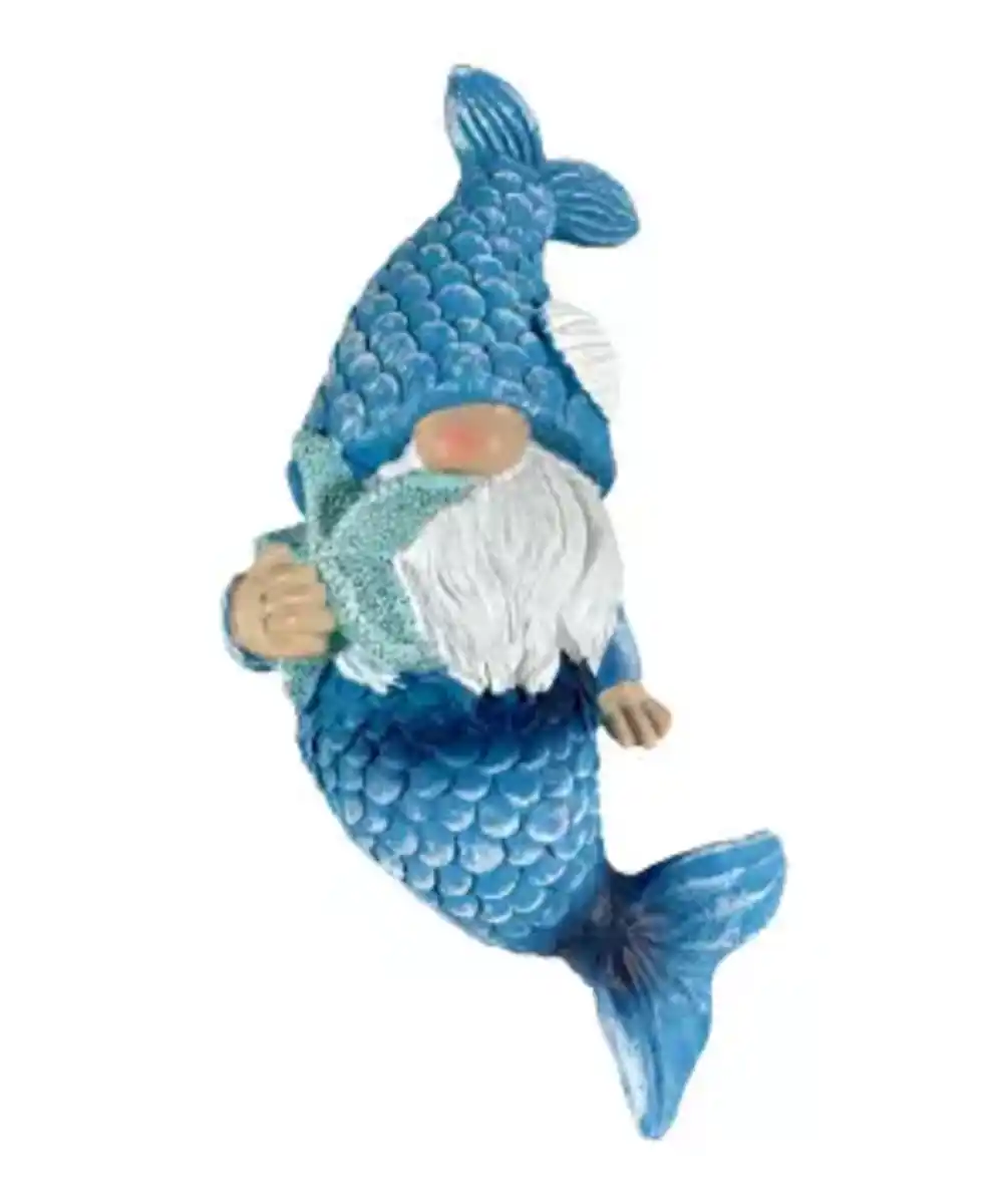 Bild 1 von Maritimer Deko-Zwerg, blau/weiß