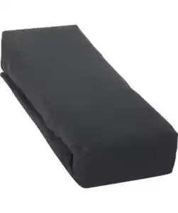 Jersey-Spannbettlaken, schwarz