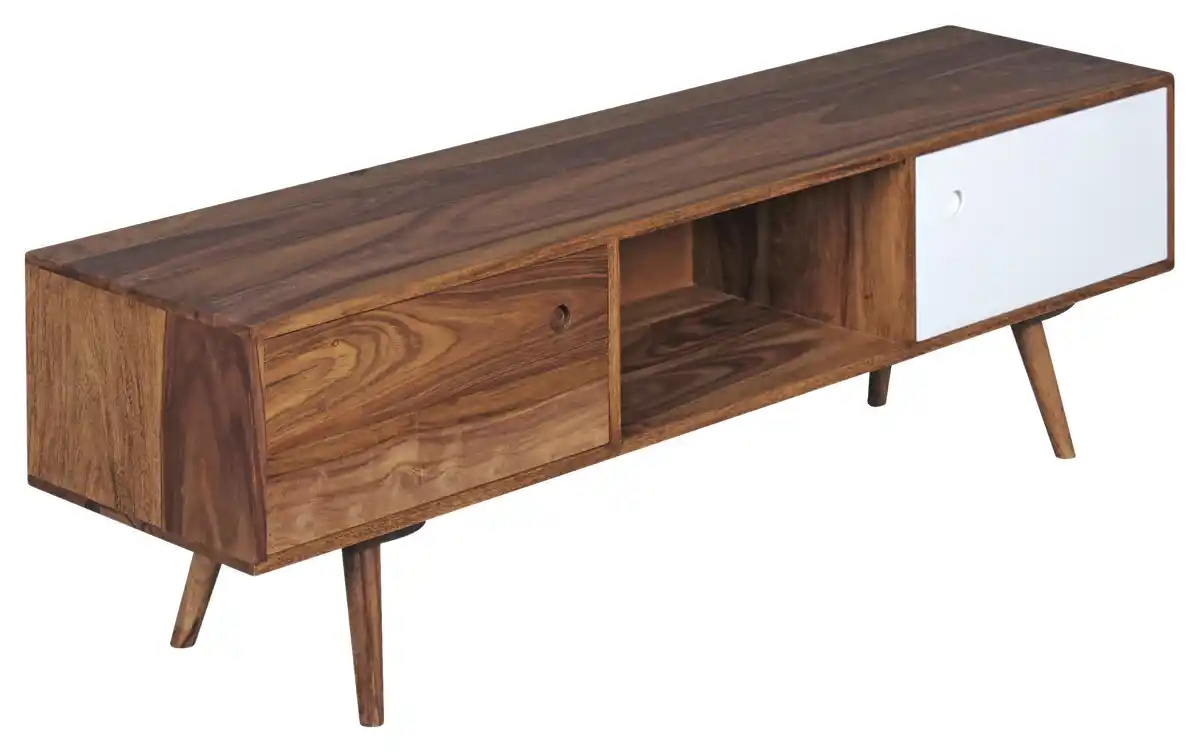 Bild 1 von Lowboard Repa Sheesham ca. 140x45x35 cm Braun/Weiß, Sheeshamfarben