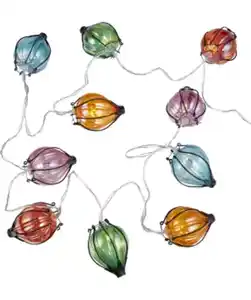 Solar-Lichterkette Ballons, bunt