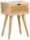 Bild 1 von Nachttisch WL6.807 ca.40x60x30cm Mangoholz massiv, Naturfarben