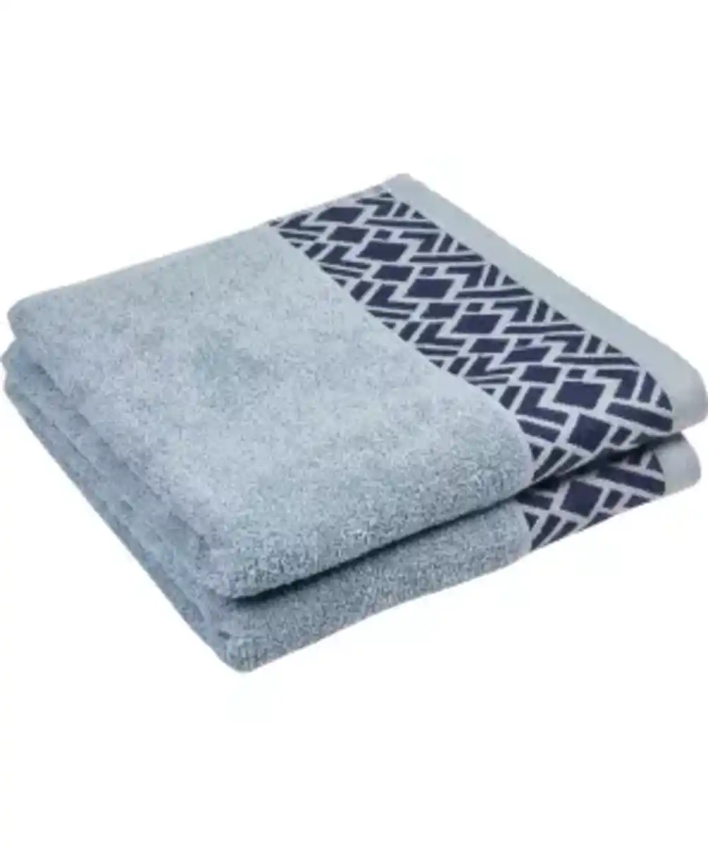 Bild 1 von Handtücher mit Bordüre, blau