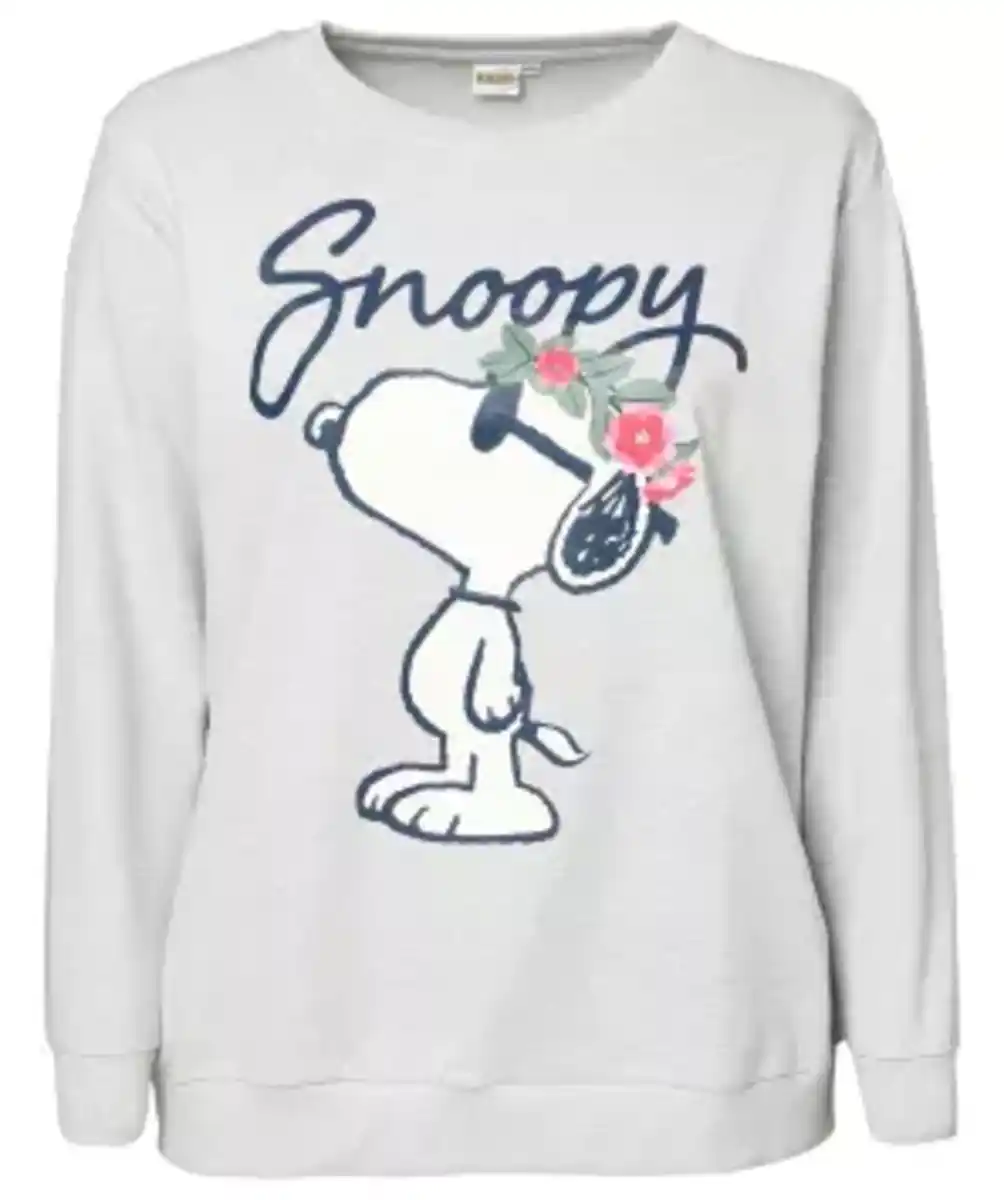 Bild 1 von Snoopy Sweatshirt, grau melange