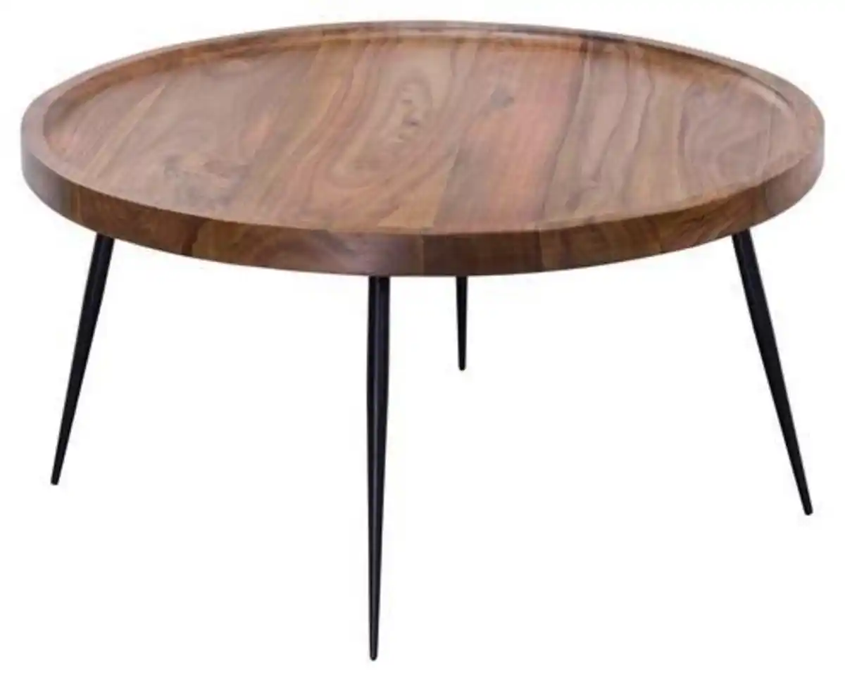 Bild 1 von Couchtisch in Sheeshamfarben Echtholz Rund, Sheeshamfarben