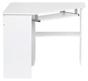 Eckschreibtisch in Weiß ´ROMAN´, Weiß