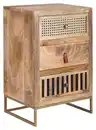 Bild 1 von Nachttisch WL6.482 ca.40x60x30cm Mangoholz massiv, Braun
