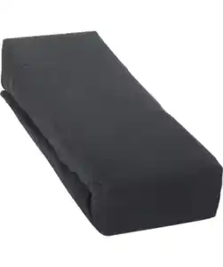 Jersey-Spannbettlaken, schwarz