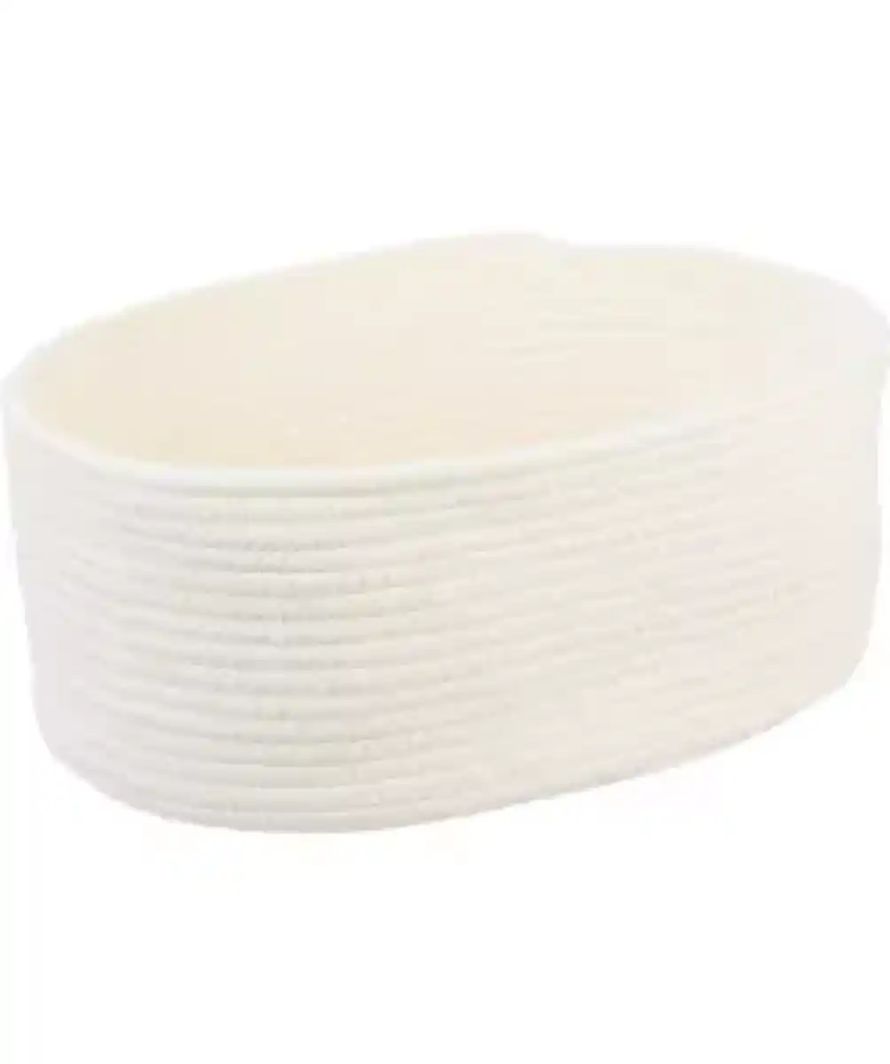 Bild 1 von Ovaler Aufbewahrungskorb, weiß