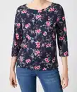 Bild 1 von Shirt mit Rundhalsausschnitt, dunkelblau bedruckt