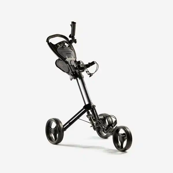 Bild 1 von INESIS Golftrolley 900 3-Rad kompakt - schwarz