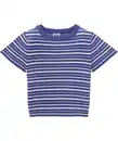 Bild 1 von Geripptes T-Shirt, blau gestreift