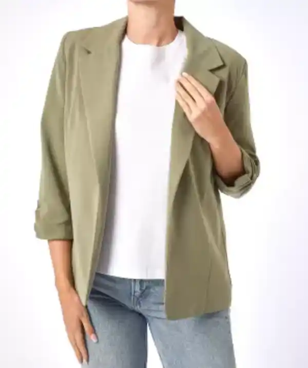 Bild 1 von Blazer mit 3/4-Arm, Khaki