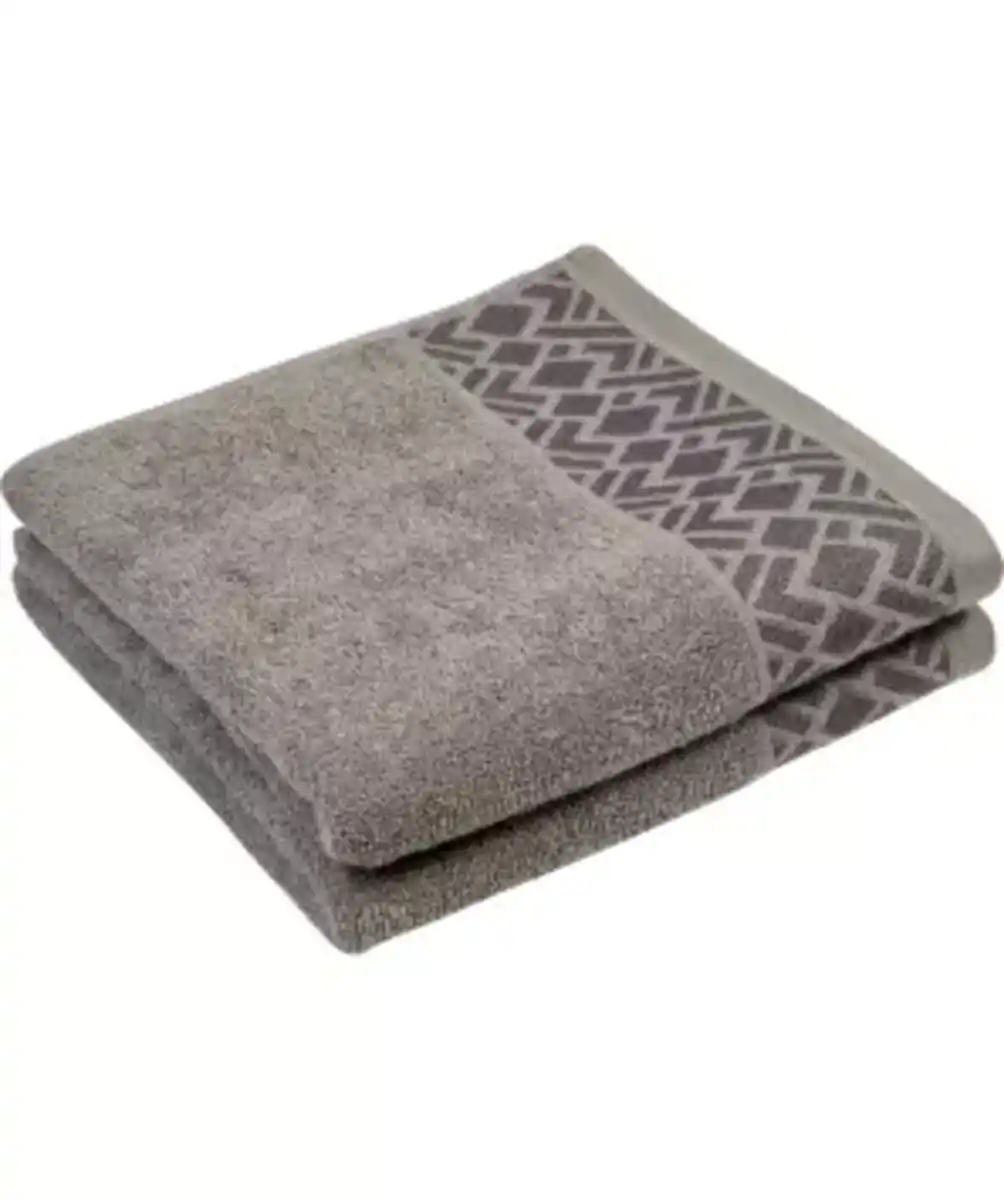 Bild 1 von Handtücher mit Bordüre, grau