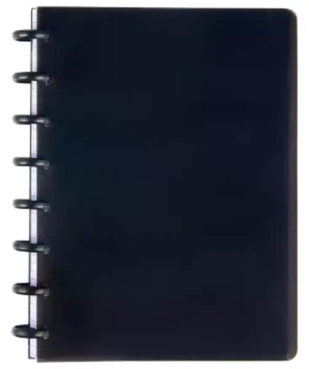 Bild 1 von Notizbuch mit Ringbindung, schwarz