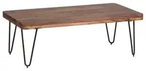 Couchtisch 'Bagli' ca. 115x60 cm, aus Sheesham, Sheeshamfarben