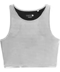 Sport-Top cropped, silber