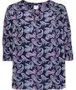 Bild 1 von Bluse Paisley, dunkelblau bedruckt