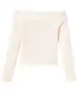 Bild 1 von Langarmshirt mit Carmen-Ausschnitt, creme