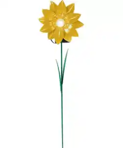 Solarleuchte Blume, gelb