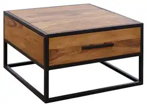 Couchtisch WL5.623 ca. 65x65 cm Sheesham, Sheeshamfarben