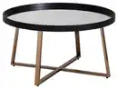 Bild 1 von Couchtisch 'WL6.002' Ø ca. 78 cm, schwarz/gold, Schwarz, Goldfarben
