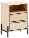 Bild 1 von Nachttisch WL6.787 ca.43x60x50cm Mangoholz massiv, Hellbraun