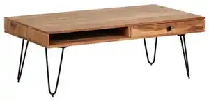 Couchtisch Bagli ca. 110x60 cm Akazie massiv, Akaziefarben