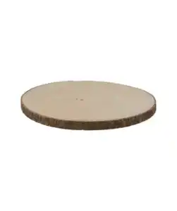 Dekotablett Baumscheibe, naturfarben