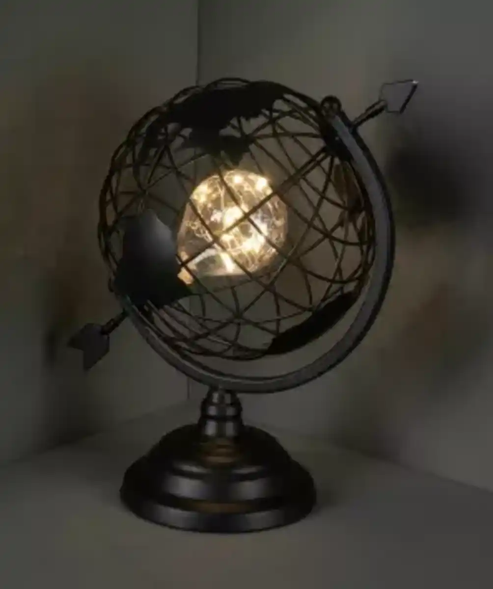 Bild 1 von LED-Globus, schwarz