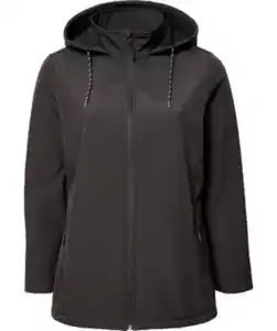 Softshelljacke, schwarz