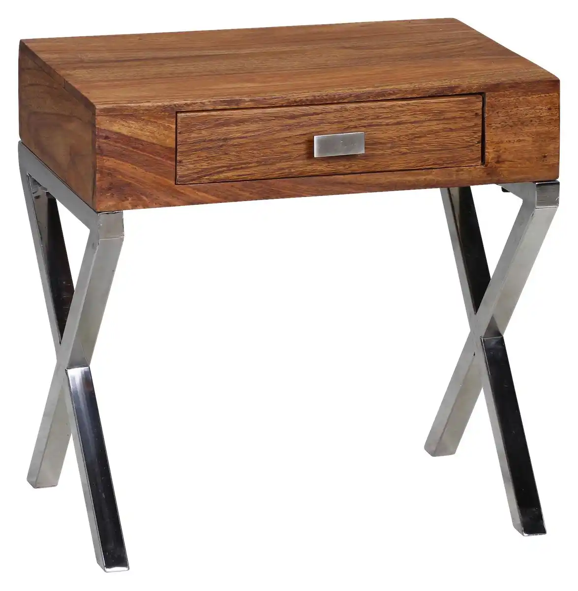 Bild 1 von Nachtkästchen 'Guna', aus Sheesham, Sheeshamfarben