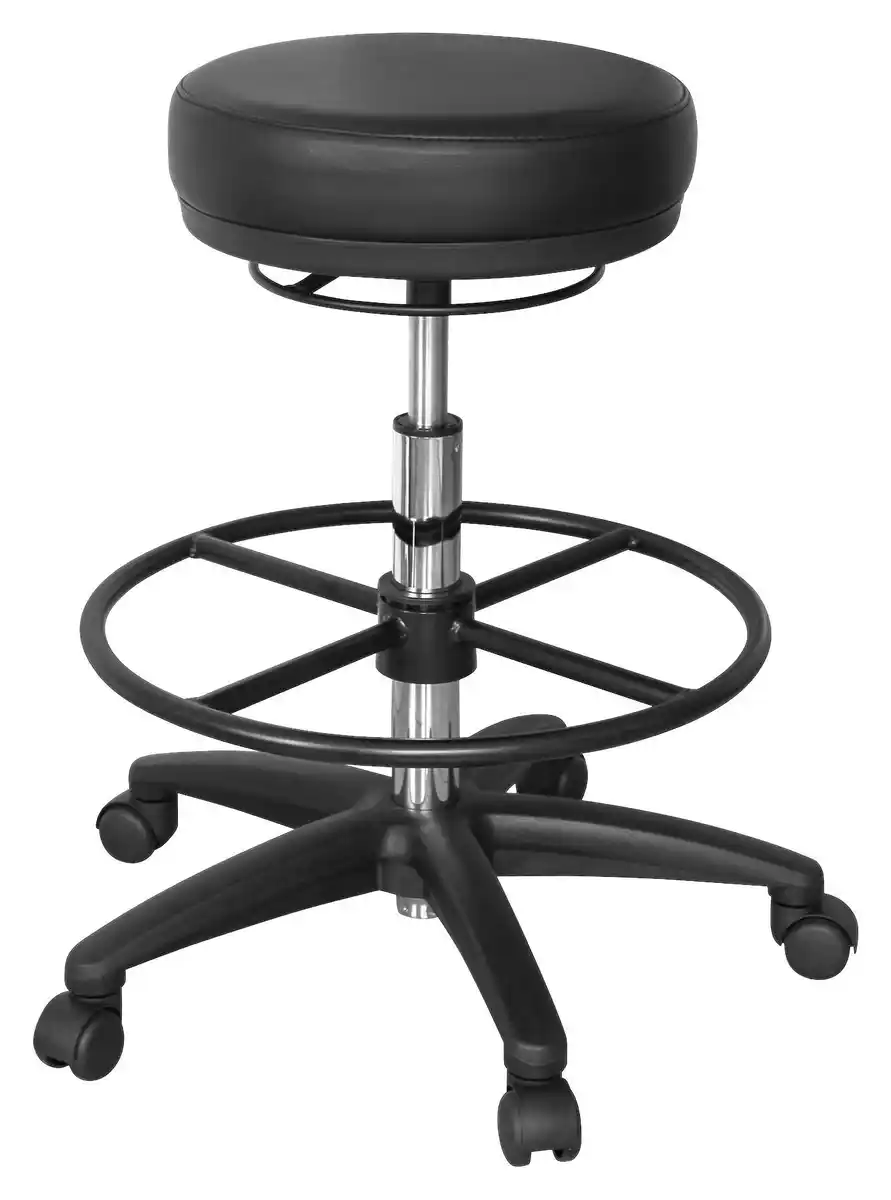 Bild 1 von Bürohocker Roland ca. 60x67x60 cm Schwarz, Schwarz