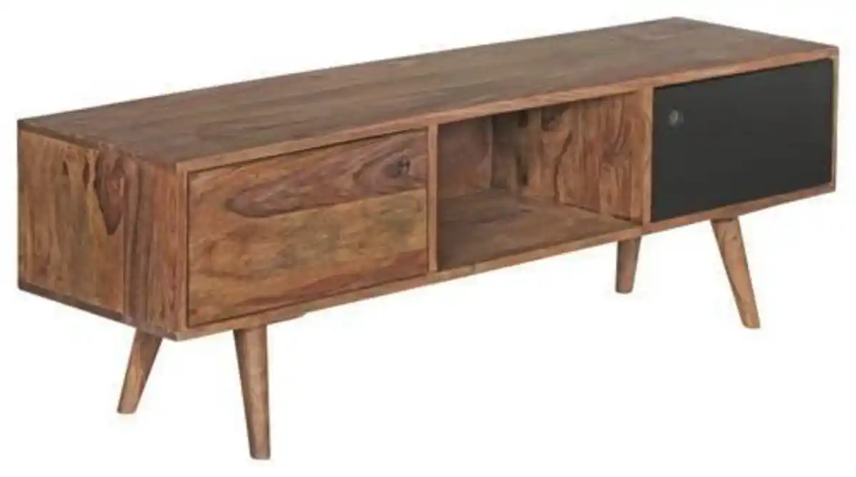 Bild 1 von Lowboard Repa Sheesham ca. 140x45x35 cm Braun/Schwarz, Sheeshamfarben