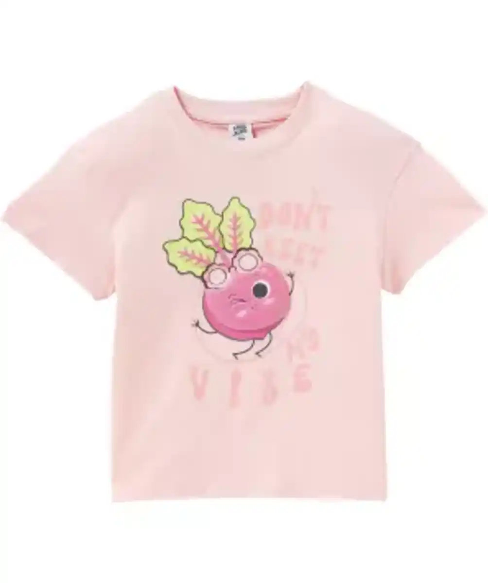 Bild 1 von T-Shirt aus Baumwolle, rosa