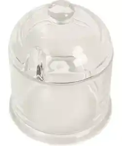 Zuckerglas, transparent