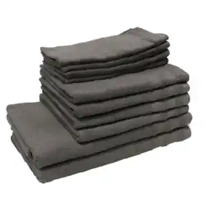 10er Set Handtuch Basic anthrazit