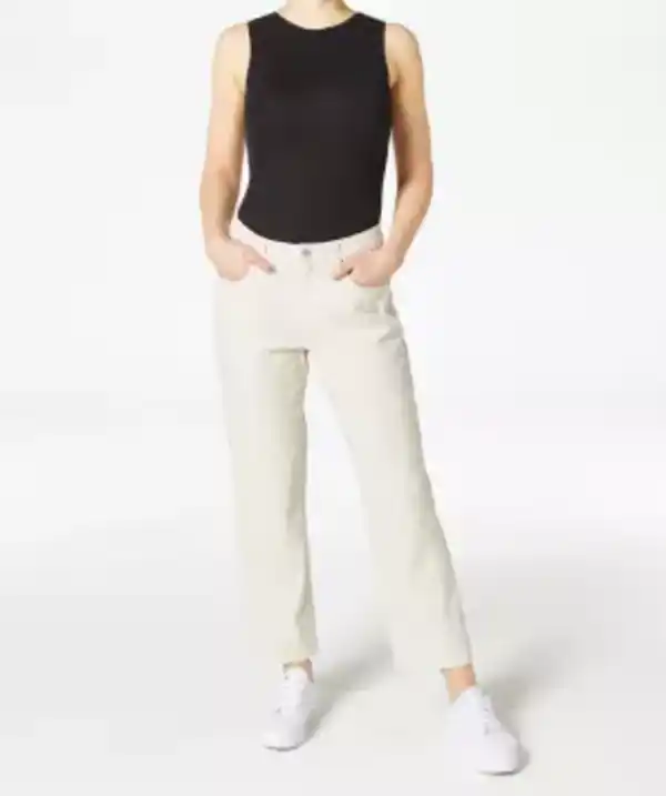 Bild 1 von Jeans High-waist, naturfarben