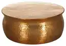 Bild 1 von Couchtisch Karam Ø ca. 75 cm Alu Gold, Goldfarben