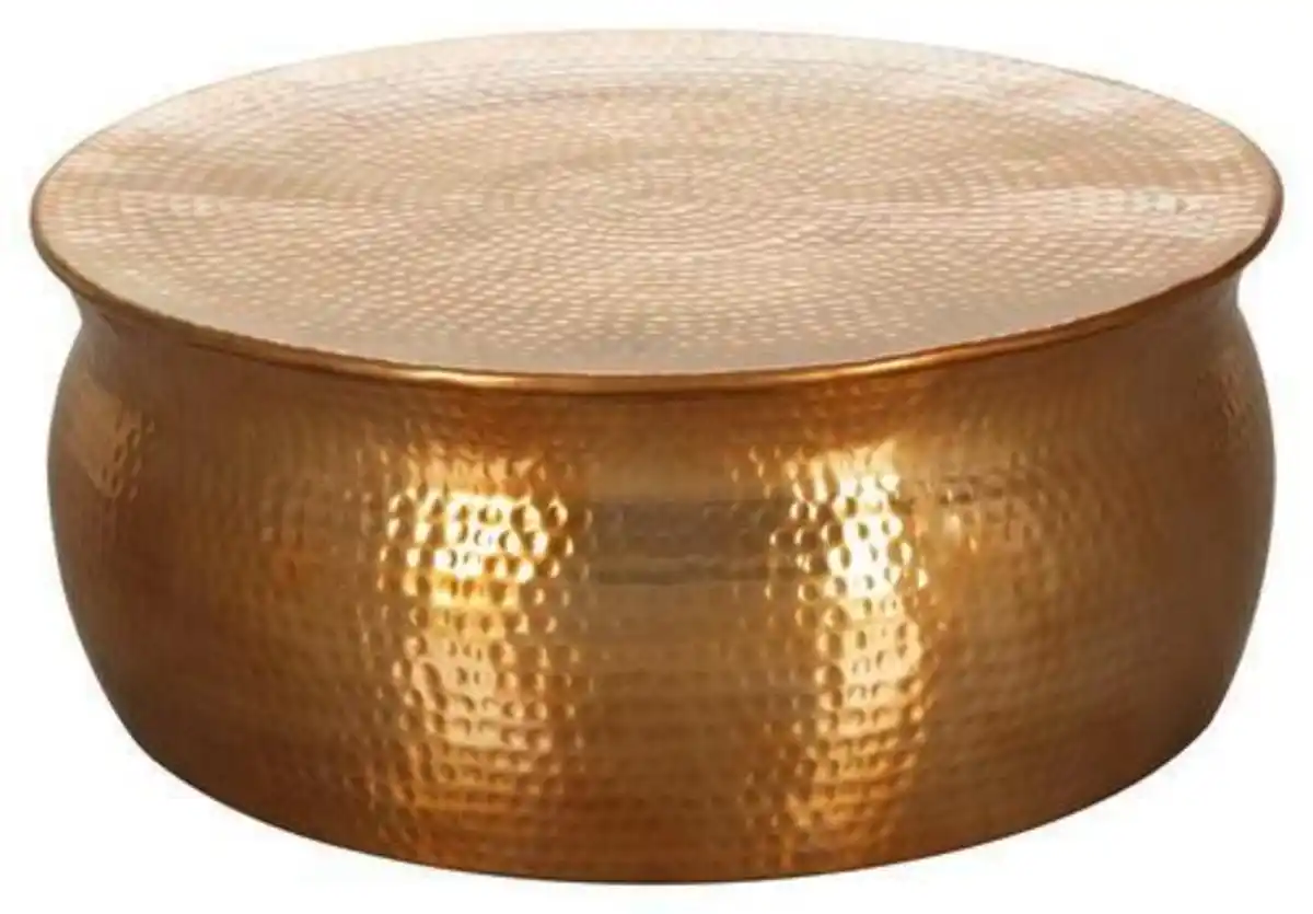 Bild 1 von Couchtisch Karam Ø ca. 75 cm Alu Gold, Goldfarben