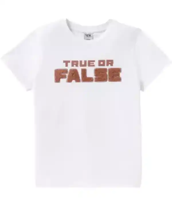 Bild 1 von T-Shirt mit Stickerei, offwhite