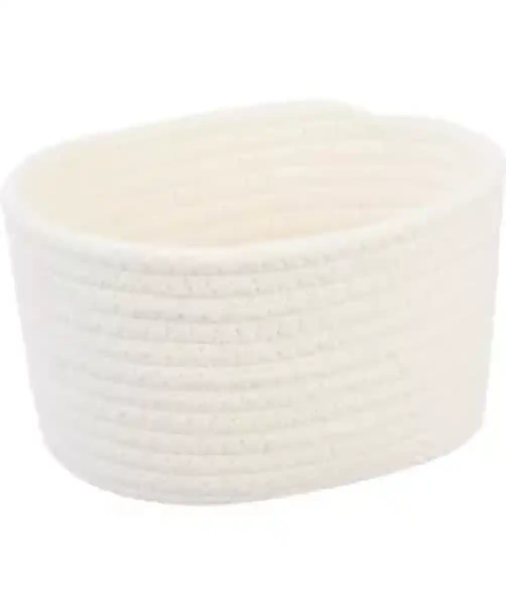 Bild 1 von Ovaler Aufbewahrungskorb, weiß