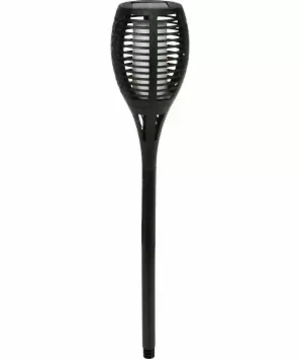 Bild 1 von Solarleuchte mit Flammeneffekt, schwarz