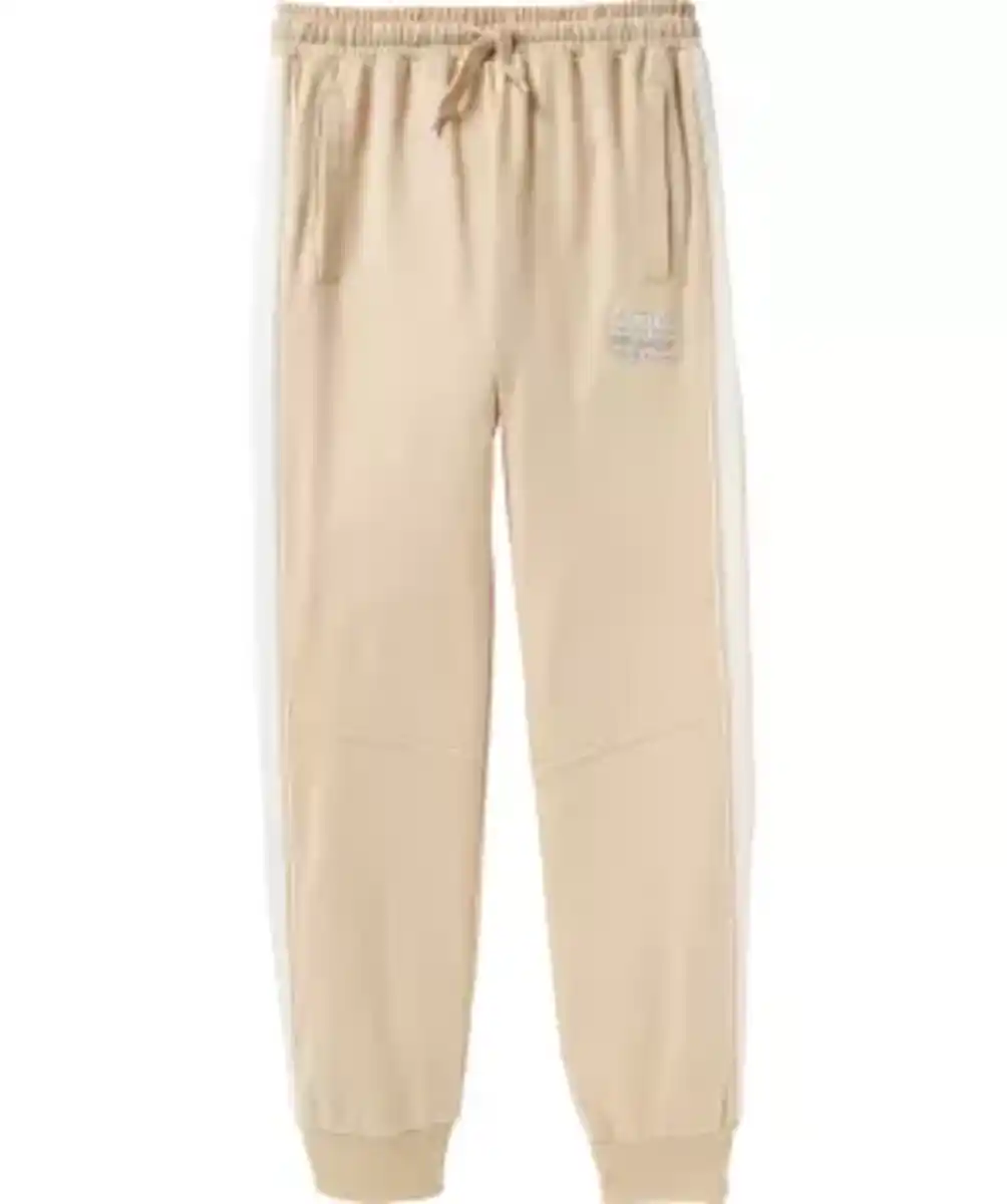 Bild 1 von Jogginghose mit Teilungsnähten, hellbraun