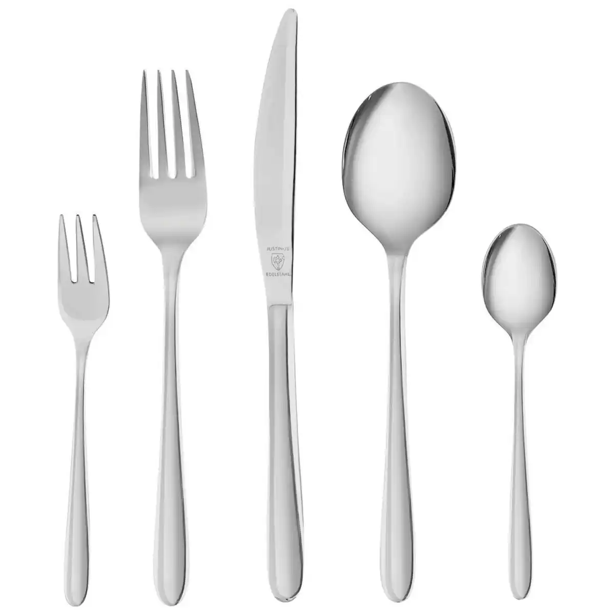 Bild 1 von Justinus Besteckset Monza, Edelstahl, Metall, 30-teilig, rostfrei, Essen & Trinken, Besteck, Besteck-Sets